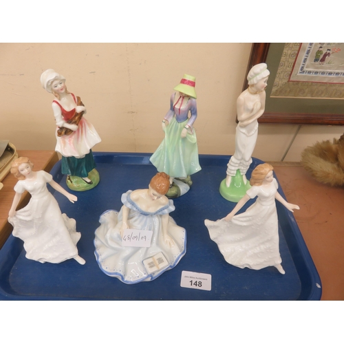 148 - Six Royal Doulton Figures