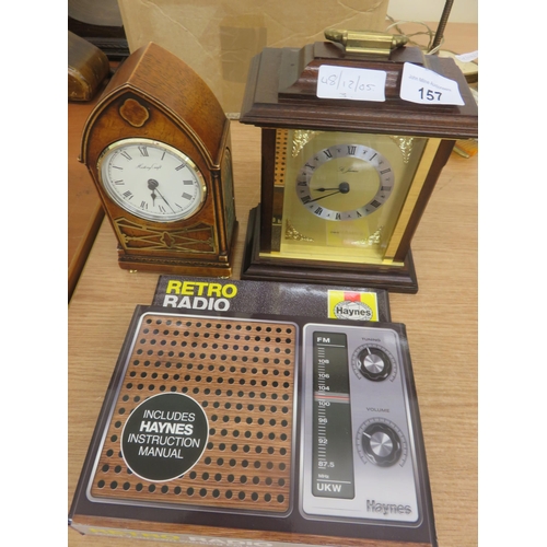157 - Two Clocks and Build Your Own Radio