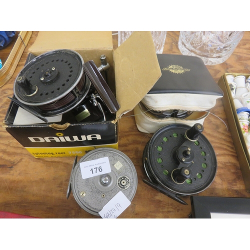 176 - Five Fishing Reels