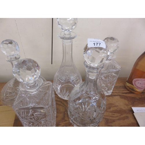 177 - Five Decanters