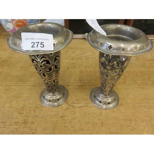 275 - Two Tiffany Silver Vases