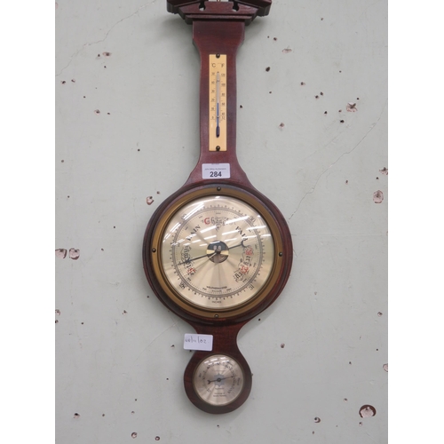 284 - Mahogany Barometer