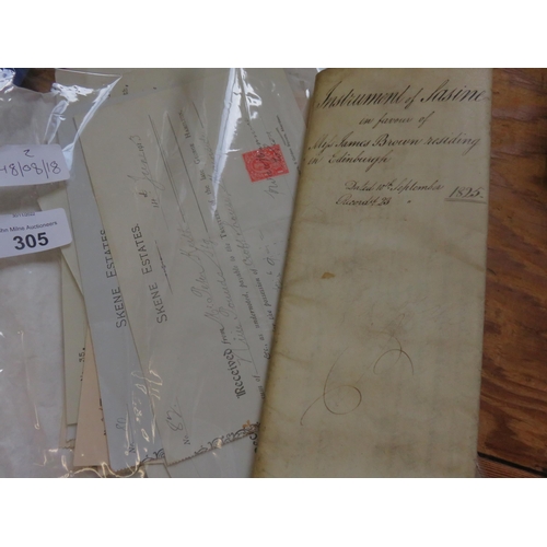 305 - Quantity of Ephemera Stock Cards, Cheques etc