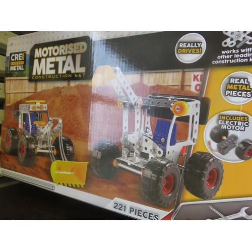 331 - Motorised Metal Construction Set plus Molecular Building System