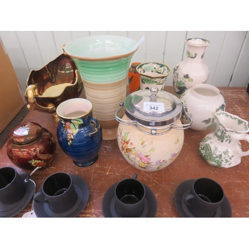 342 - Quantity of Carlton, Shelley, Masons ware plus others