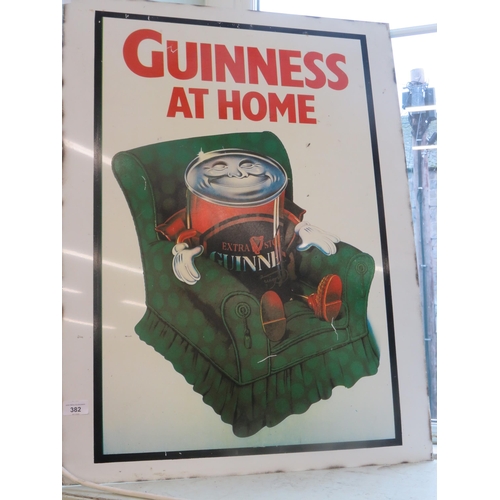 382 - Enamel Guinness Advert Sign