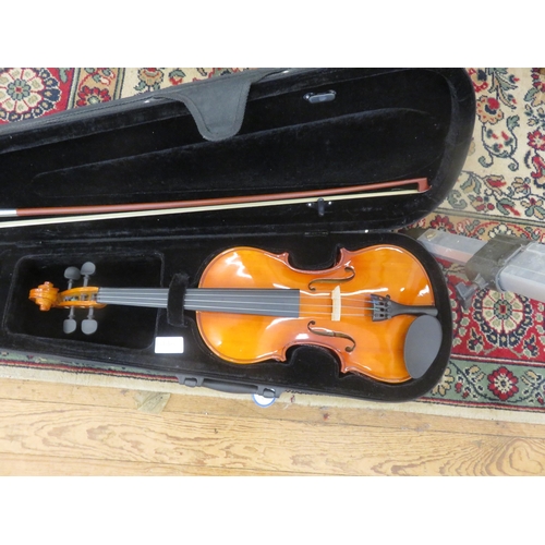 388 - Cased Violin