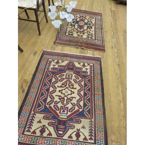 401 - Two Red and Blue Rugs - 51