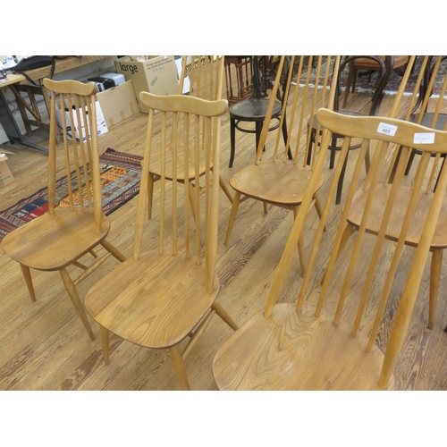 403 - Set of Six Ercol Blonde Chairs