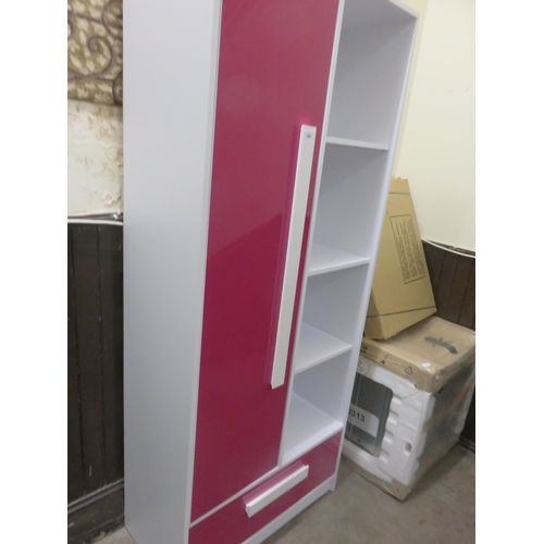 469 - Modern One Door Shelf Unit