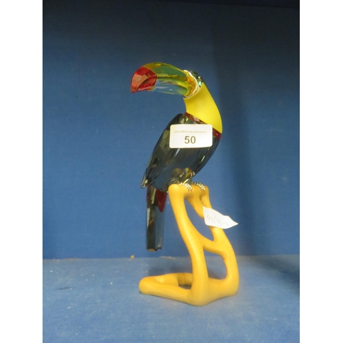 50 - Swarovski Toucan Figure on perch