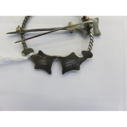 135 - Iona Silver Brooch