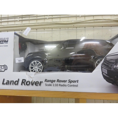 183 - Boxed Remote Control Range Rover Sport