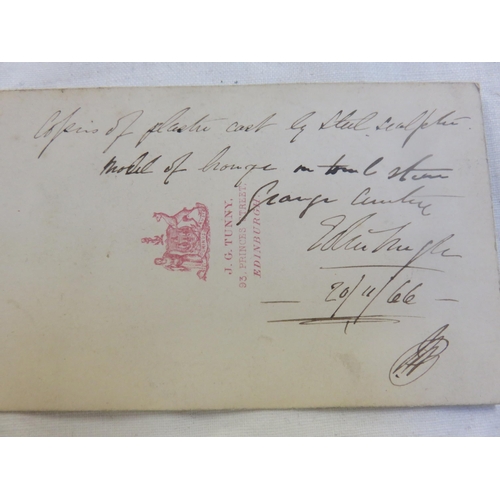 Signature of The Earl of Aberdeen dated 20th November 1866