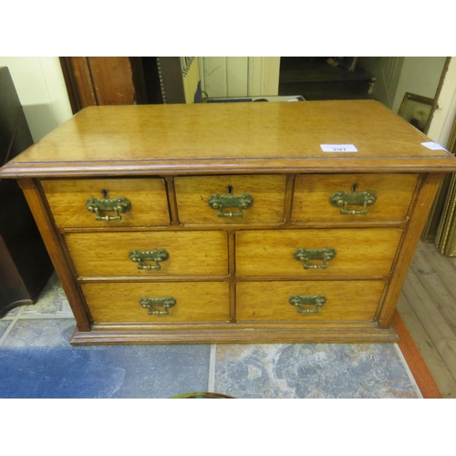 297 - Oak Jewellery Cabinet