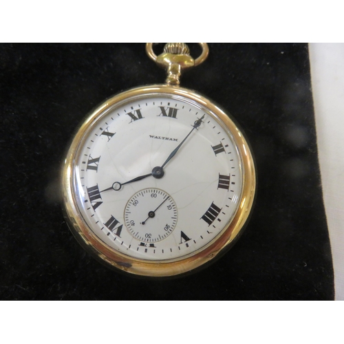 70 - Waltham Gilt Cased Watch