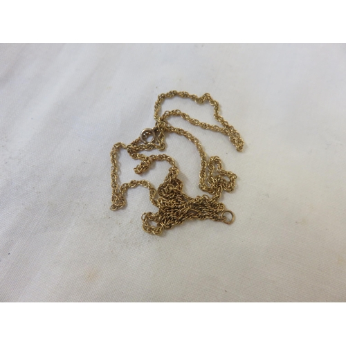 71 - Thin 9ct,. Gold Chain