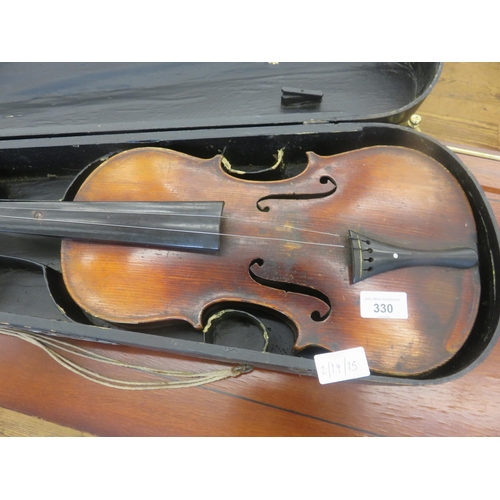 330 - Cased Violin