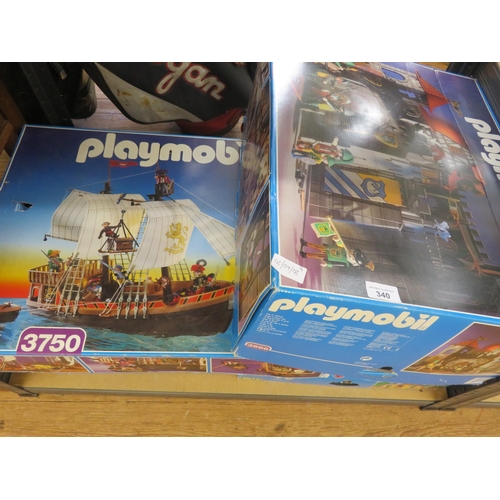 340 - Four boxes Playmobile