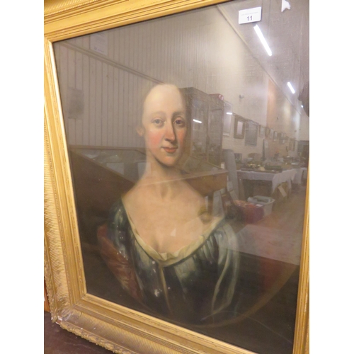 11 - Late 19th Century Gilt Framed Portrait of A Lady - Artist Unknown