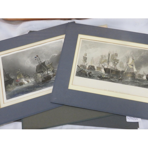 22 - Five coloured Engravings and two photos of Old Aberdeen