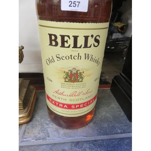 257 - 4.5 litre Bottle of Bells Whisky