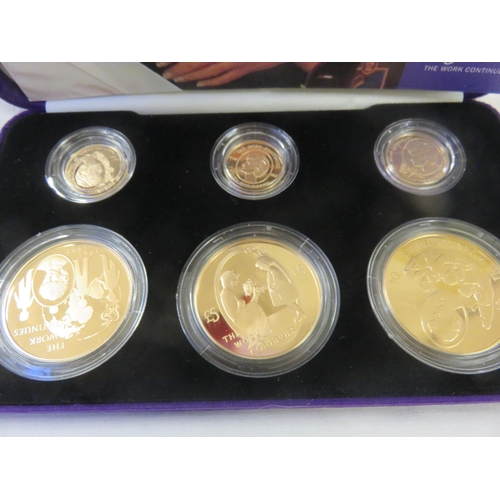 37 - Diana Princess of Wales 6 Coin Gold Proof Collection