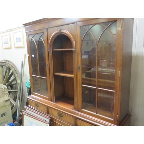 370 - Mahogany and Glazed Display Cabinet