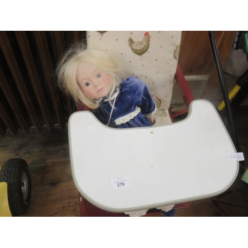 376 - Doll and Dolls High Chair