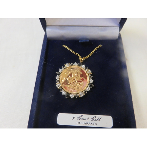 41 - Mounted Year 2000 Half Sovereign as Pendant