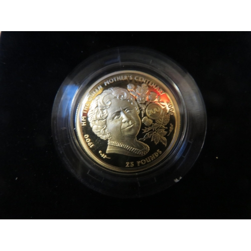 48 - Cased 2000 Guernsey Gold Proof £25 Coin
