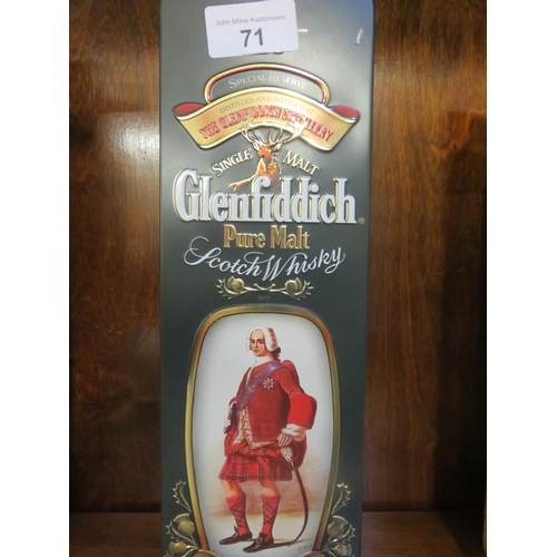 71 - Cased Bottle of Glenfiddich Malt Whisky