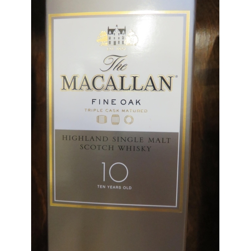 Boxed Bottle of MacAllan Malt Whisky 10 year old