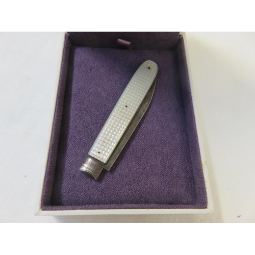 80 - Silver Pen Knife