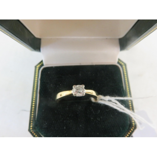 114 - 18ct. Gold and Diamond Ring