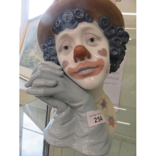 254 - Lladro Clown Bust