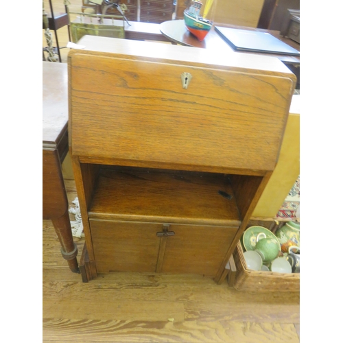 363 - Small Pine Bureau and shelves