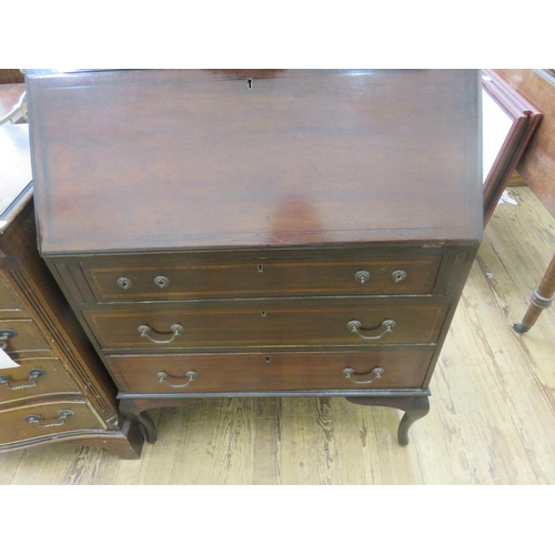 364 - Inlaid Mahogany Writing Bureau