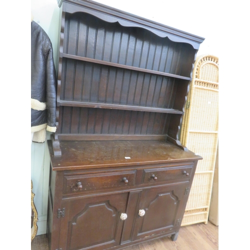 369 - Oak Kitchen Dresser