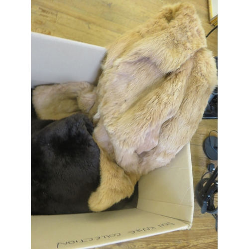 378 - Box of Fur Jackets and Stoles