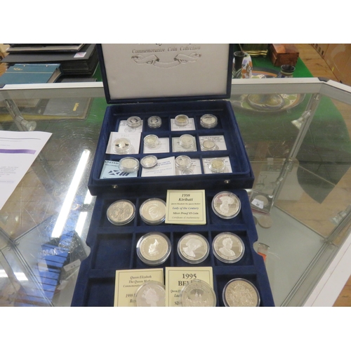 47 - Case containing 19 Silver and two other Royalty Coins