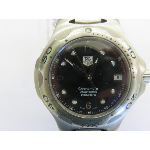 109 - Gents Tag Heuer  Kirum Chronometer Wrist Watch.Model W5111-0.  No. 2100514