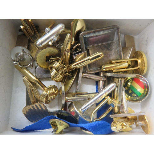 69 - Quantity of cuff Links - including some gold and silver