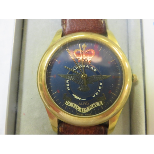 100 - Alfex Royal Airforce Wrist Watch in case