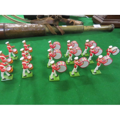 128 - 16 Lead US Marine Corp Drummer Figures