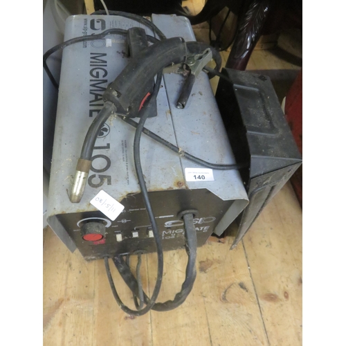 140 - Migmate 105 Welder with Mask