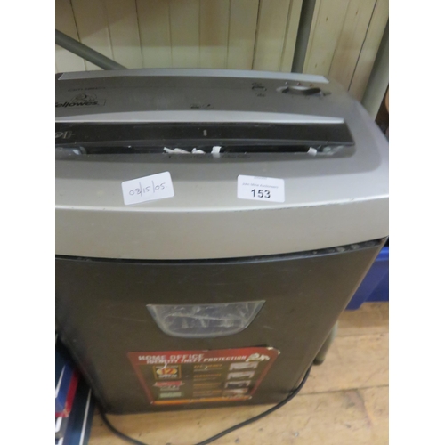 153 - Large Paper Shredder