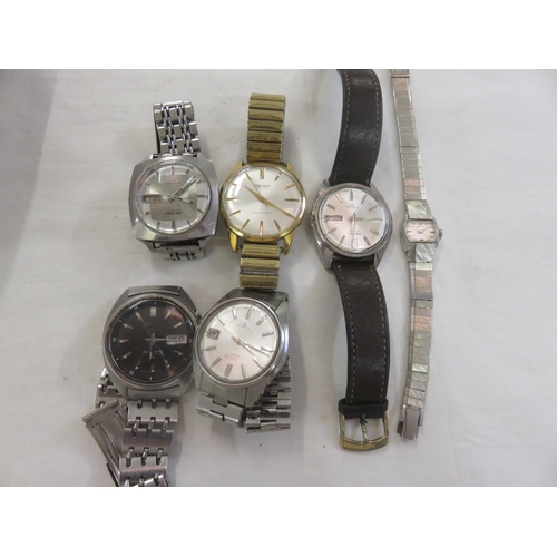 189 - Seiko Bellmatic Automatic Wrist Watch and Five Other Seiko Watches