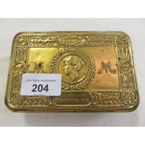 204 - Queen Mary Christmas Tin