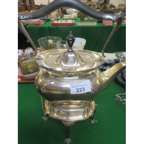 223 - Plated Spirit Kettle